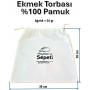 Ekmek Torbası %100 Pamuk - Ebat:(39x39)cm